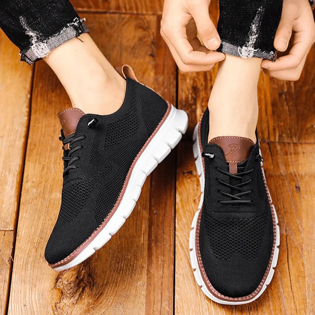 Sneakers in Maglia da Uomo Traspiranti e Ammortizzate — foto 3