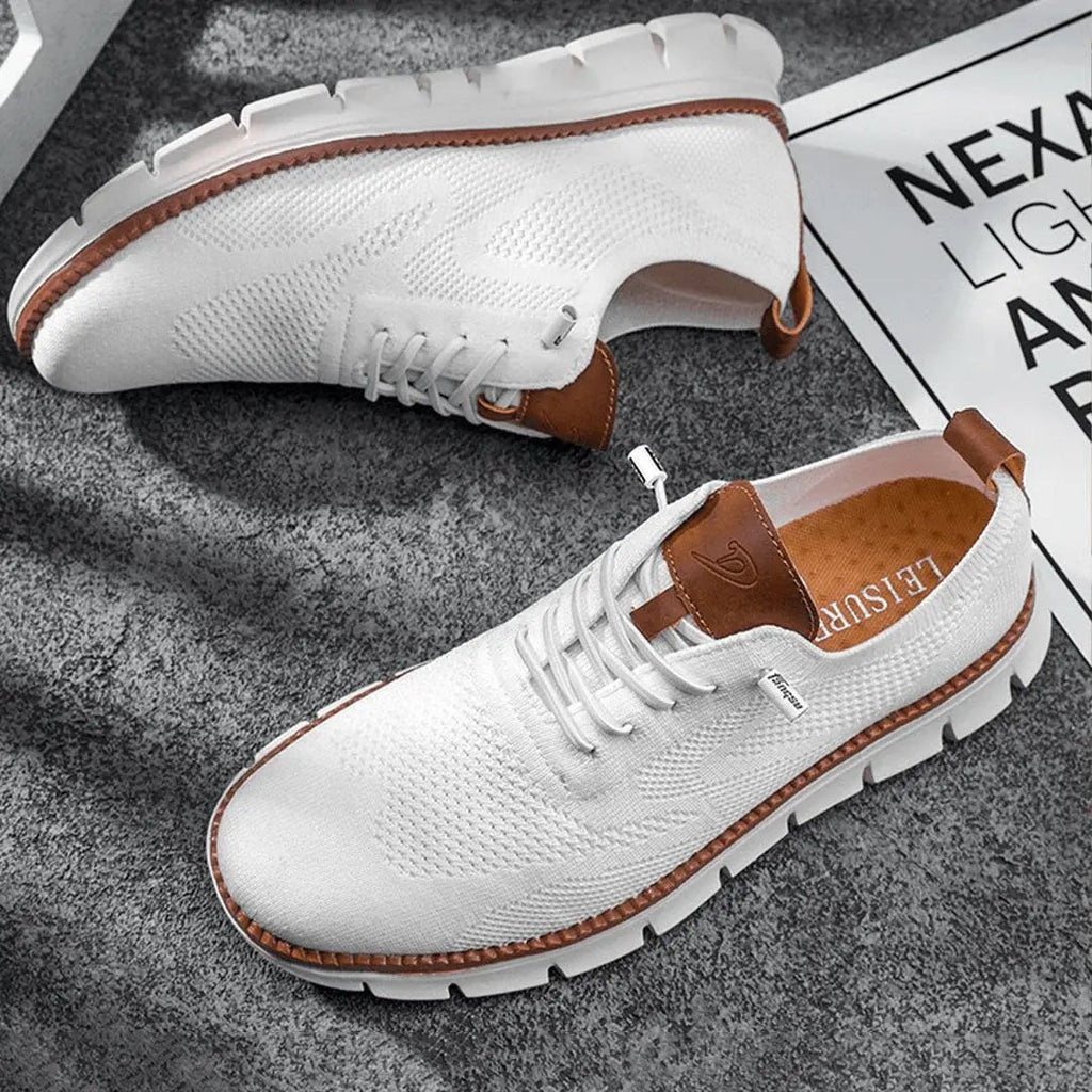 Sneakers in Maglia da Uomo Traspiranti e Ammortizzate — foto 5