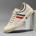 Sneakers Retrò da Uomo con Punta a Righe