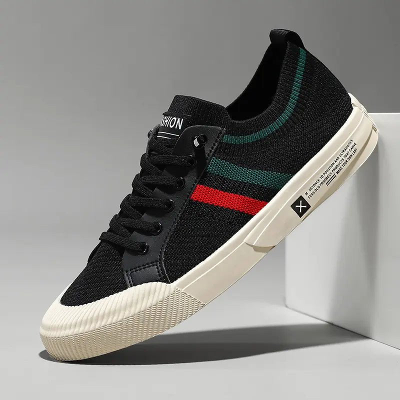 Sneakers Retrò da Uomo con Punta a Righe — foto 4