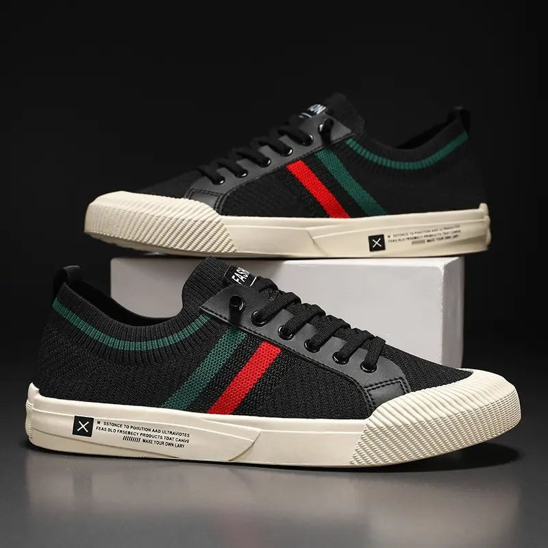 Sneakers Retrò da Uomo con Punta a Righe — foto 5