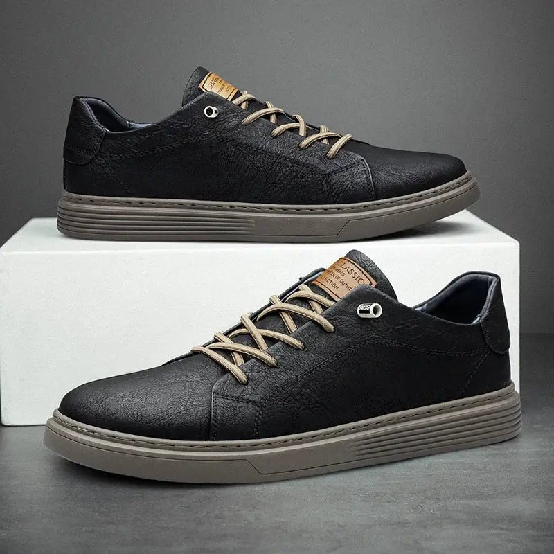 Sneakers da Uomo in Similpelle con Suola Stratificata — foto 2