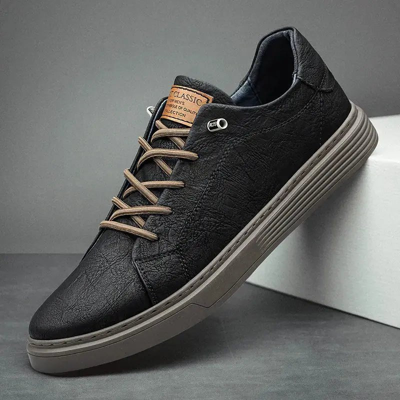 Sneakers da Uomo in Similpelle con Suola Stratificata — foto 3