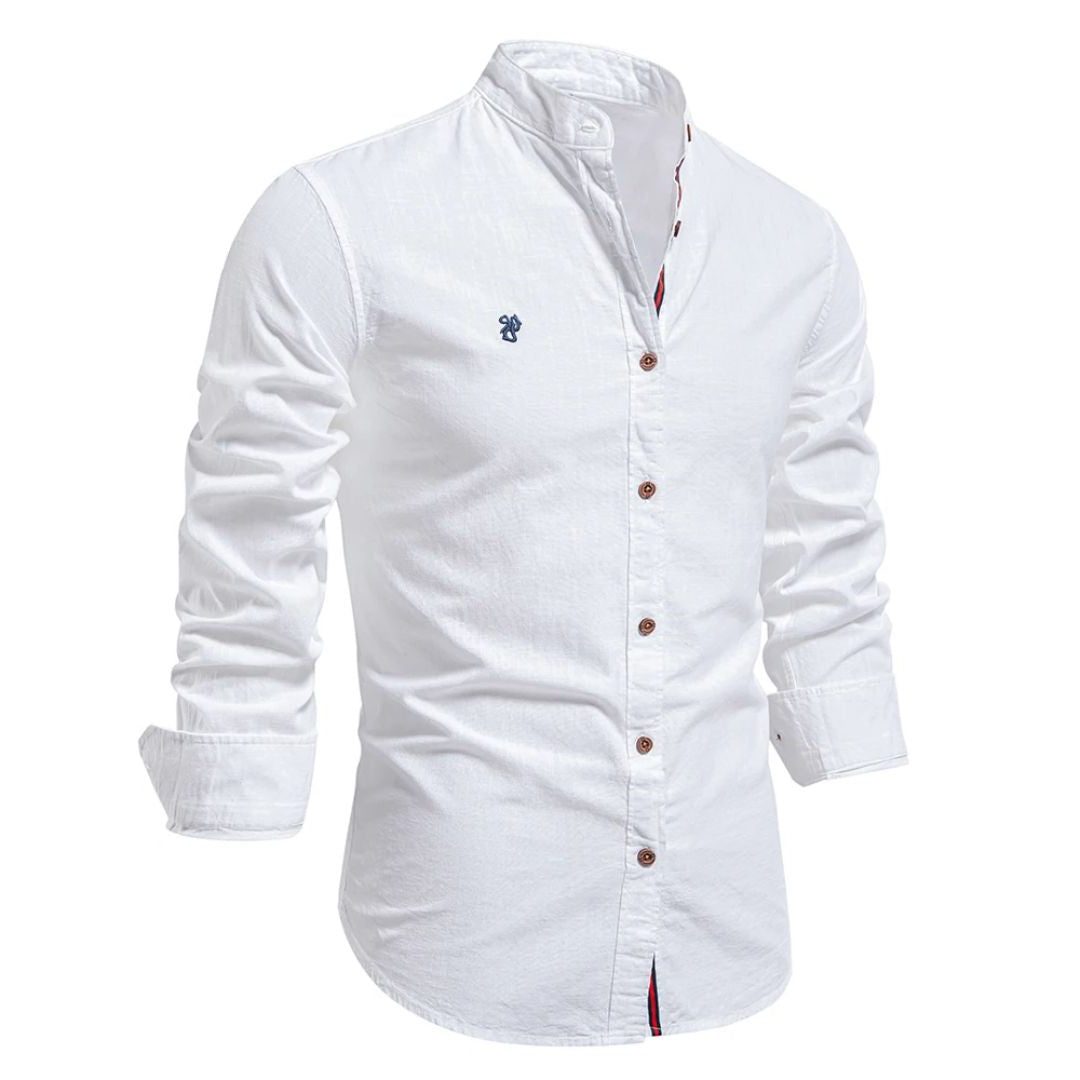 Camicia Coreana da Uomo Maniche Lunghe — foto 4