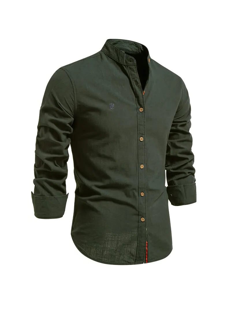 Camicia Primaverile da Uomo Coreana