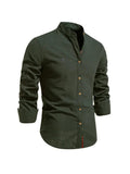Camicia Primaverile da Uomo Coreana
