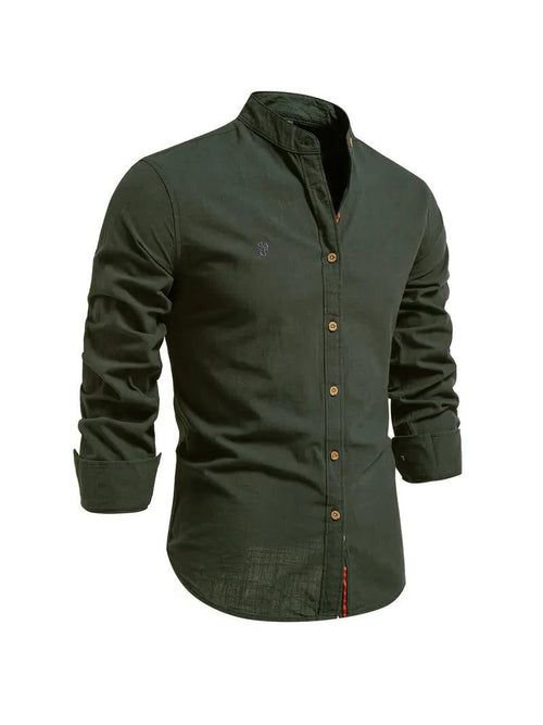 Camicia Primaverile da Uomo Coreana