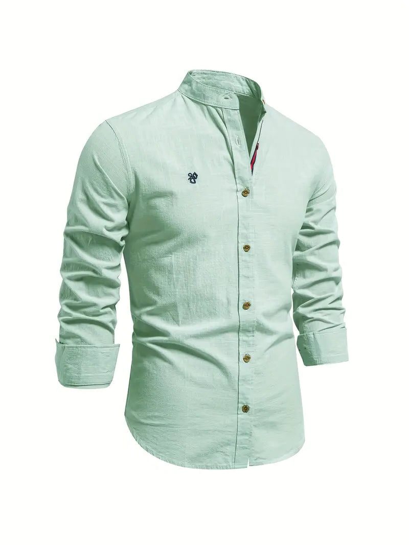 Camicia Primaverile da Uomo Coreana — foto 3