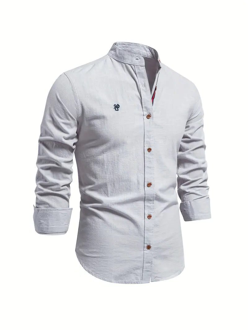 Camicia Primaverile da Uomo Coreana — foto 6