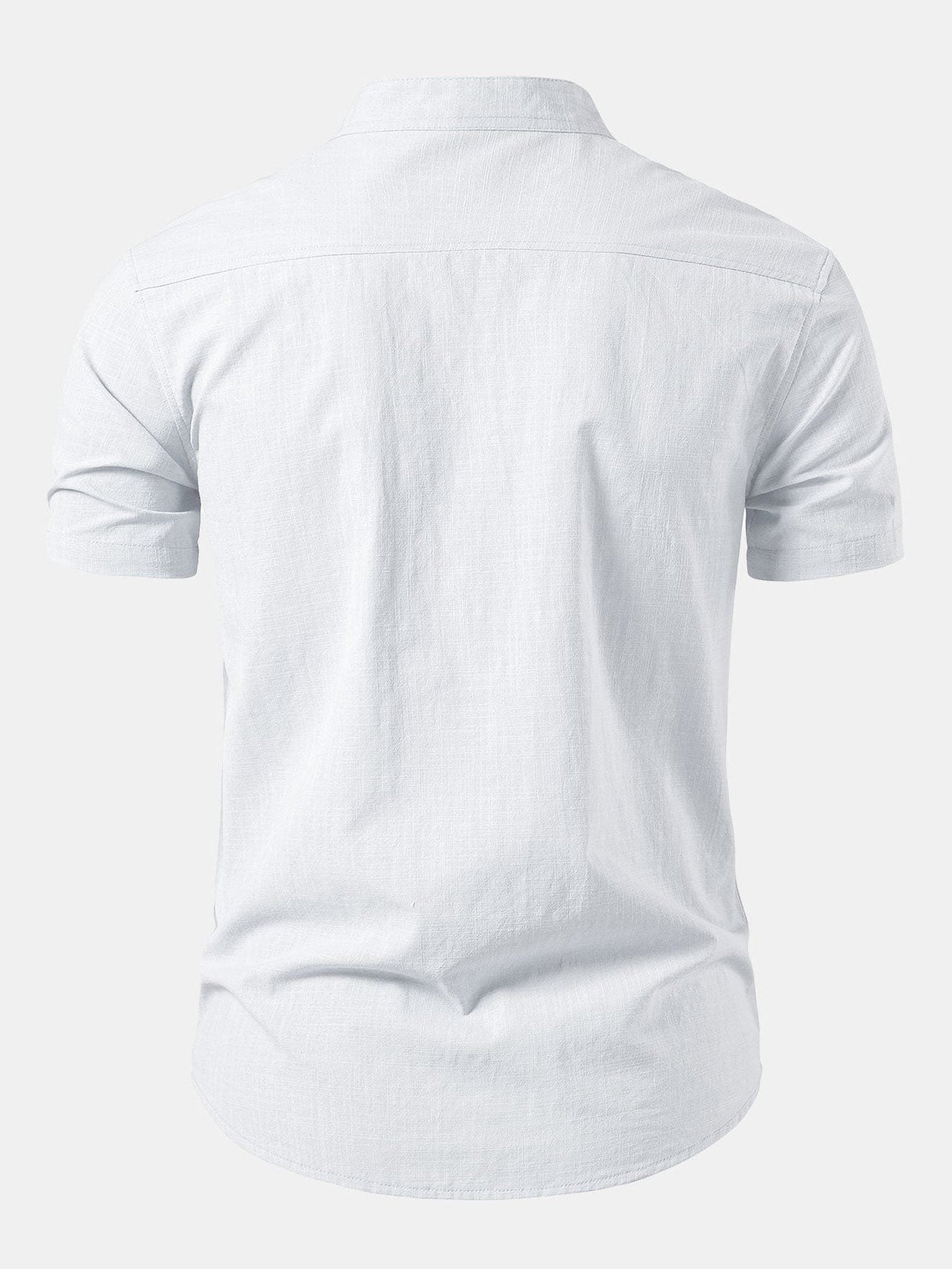 Camicia da Uomo con Collo Coreano Moderna — foto 4