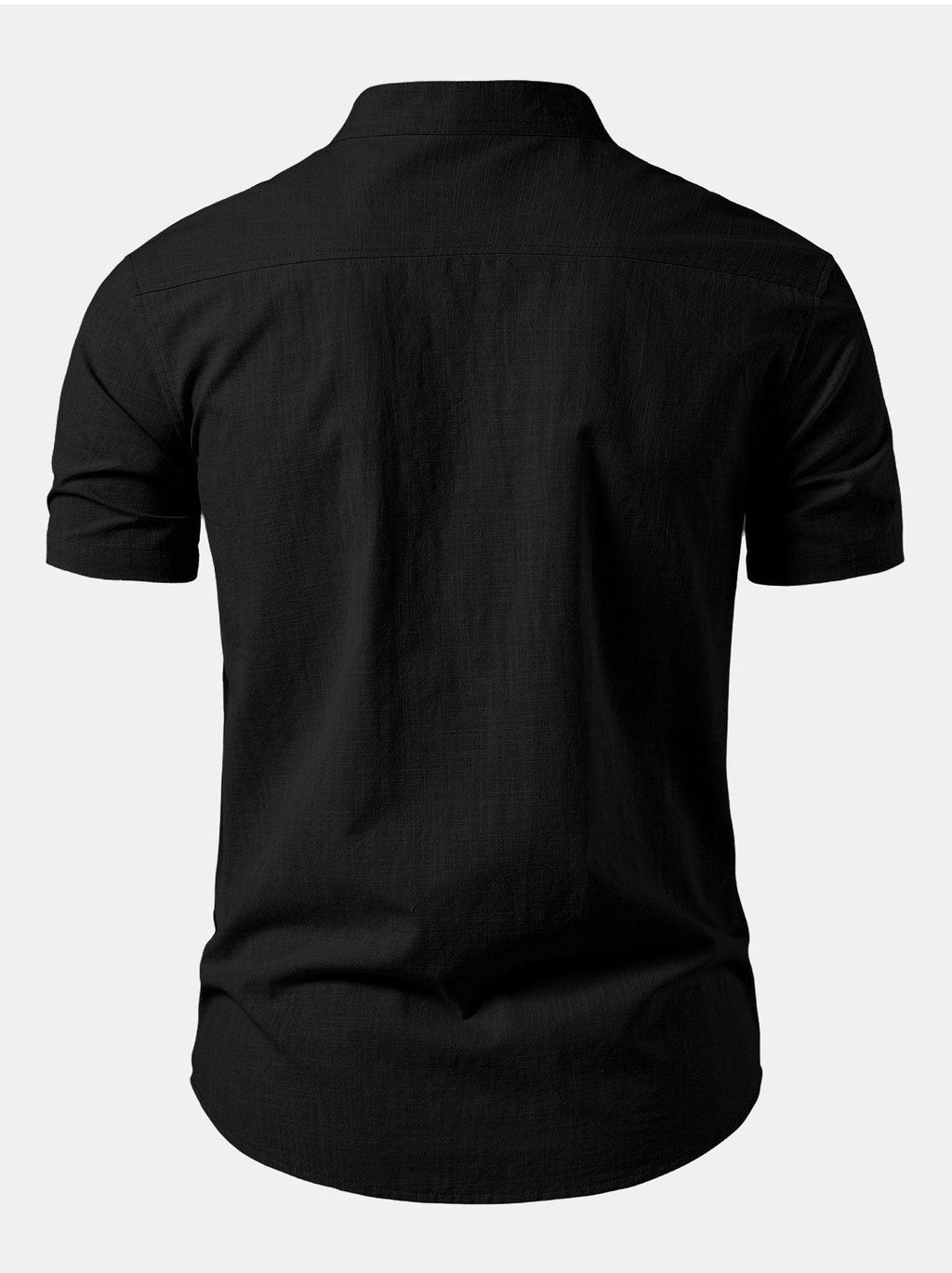 Camicia da Uomo con Collo Coreano Moderna — foto 8