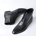 Stivaletti Brogue da Uomo in Pelle Allacciati