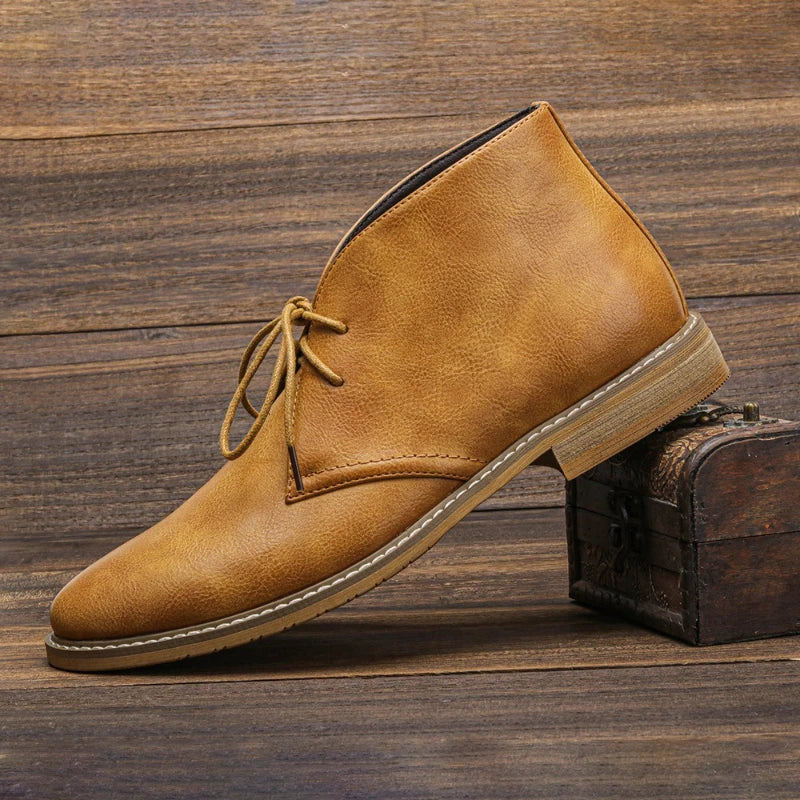 Stivaletti Chukka da Uomo in Pelle Classici — foto 2