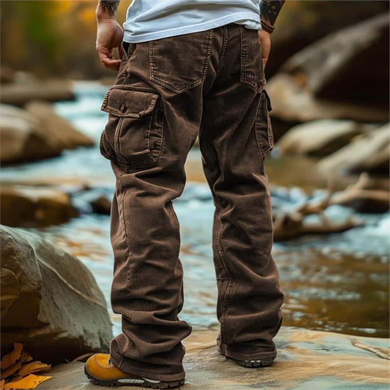 Jeans Cargo da Uomo a Gamba Dritta — foto 3