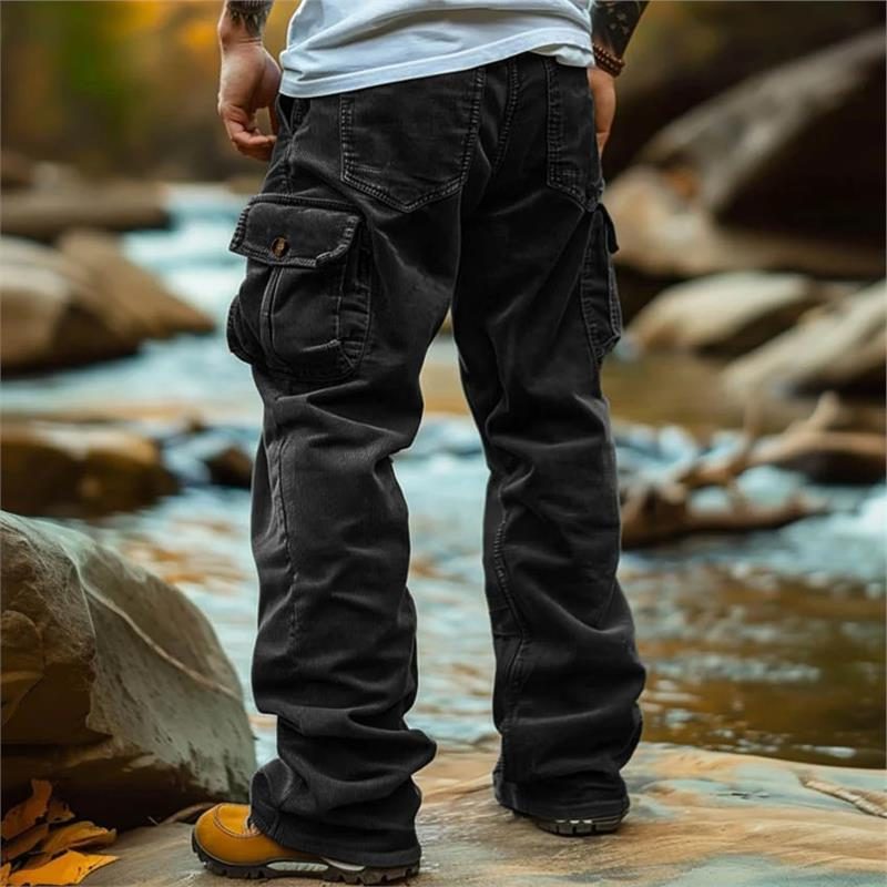 Jeans Cargo da Uomo a Gamba Dritta — foto 4