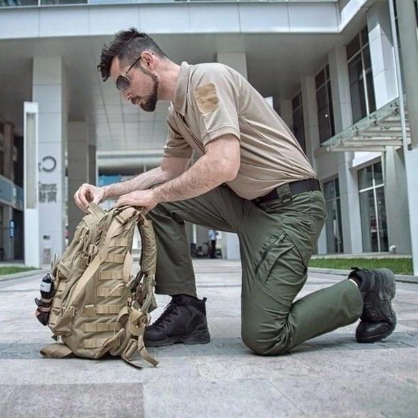 Pantaloni Cargo Gamba Dritta da Uomo — foto 2