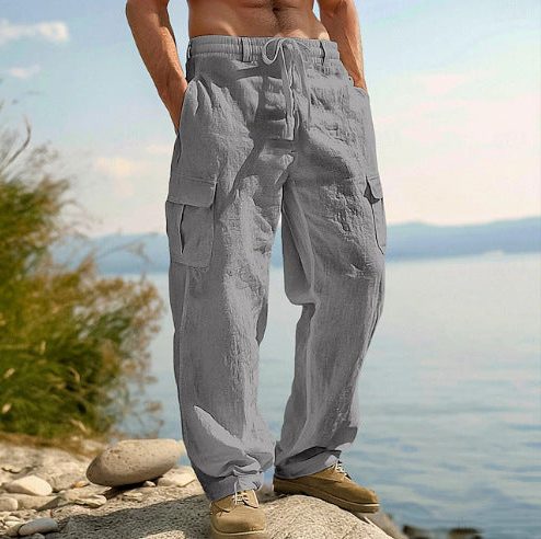 Pantaloni Cargo da Uomo a Gamba Dritta — foto 4