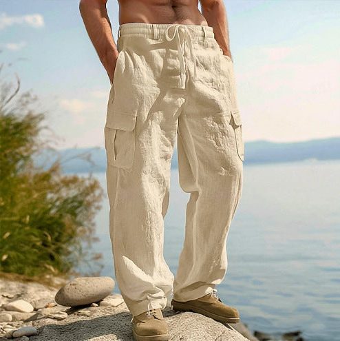 Pantaloni Cargo da Uomo a Gamba Dritta — foto 6