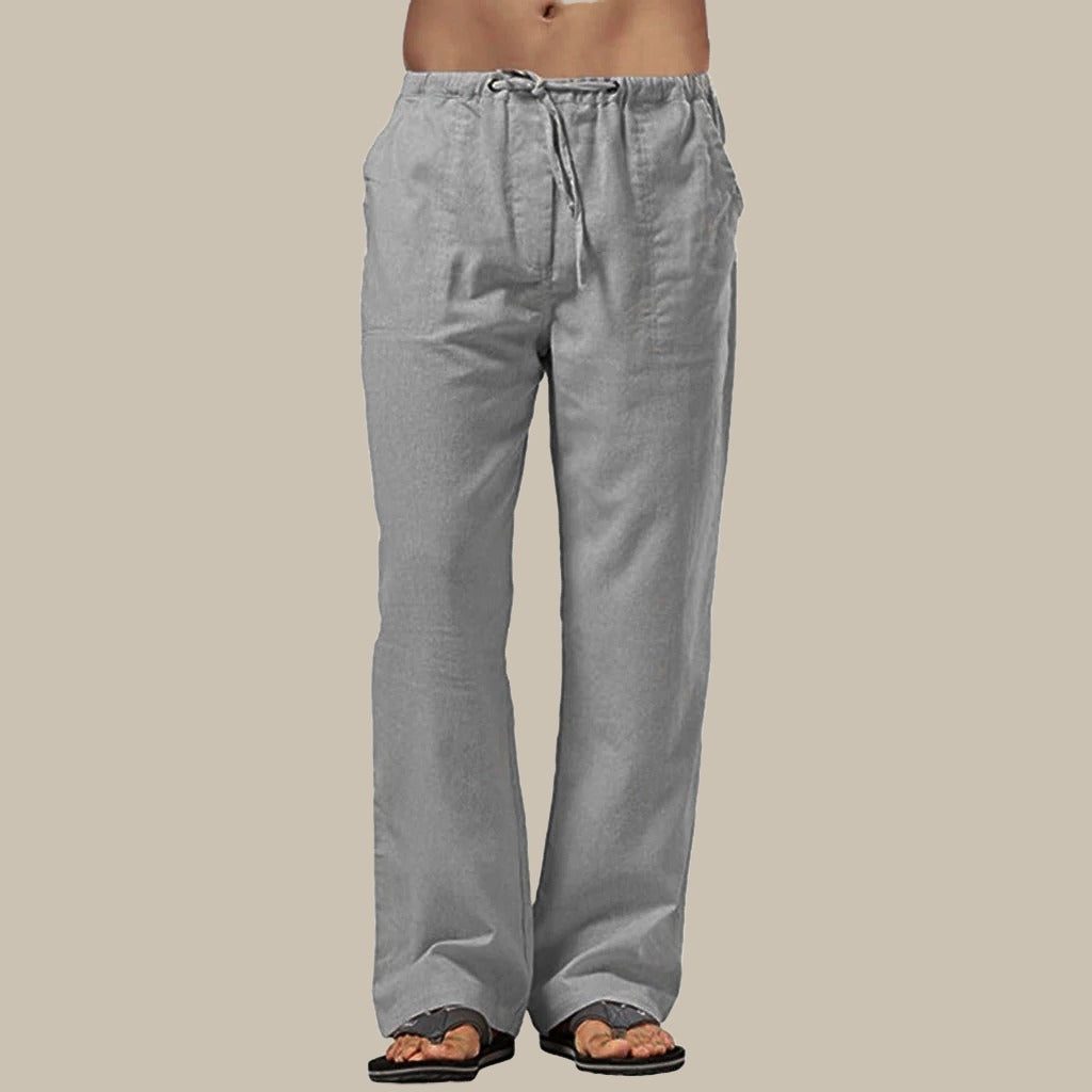 Pantaloni Cargo a Gamba Dritta da Uomo Tasche Laterali — foto 3