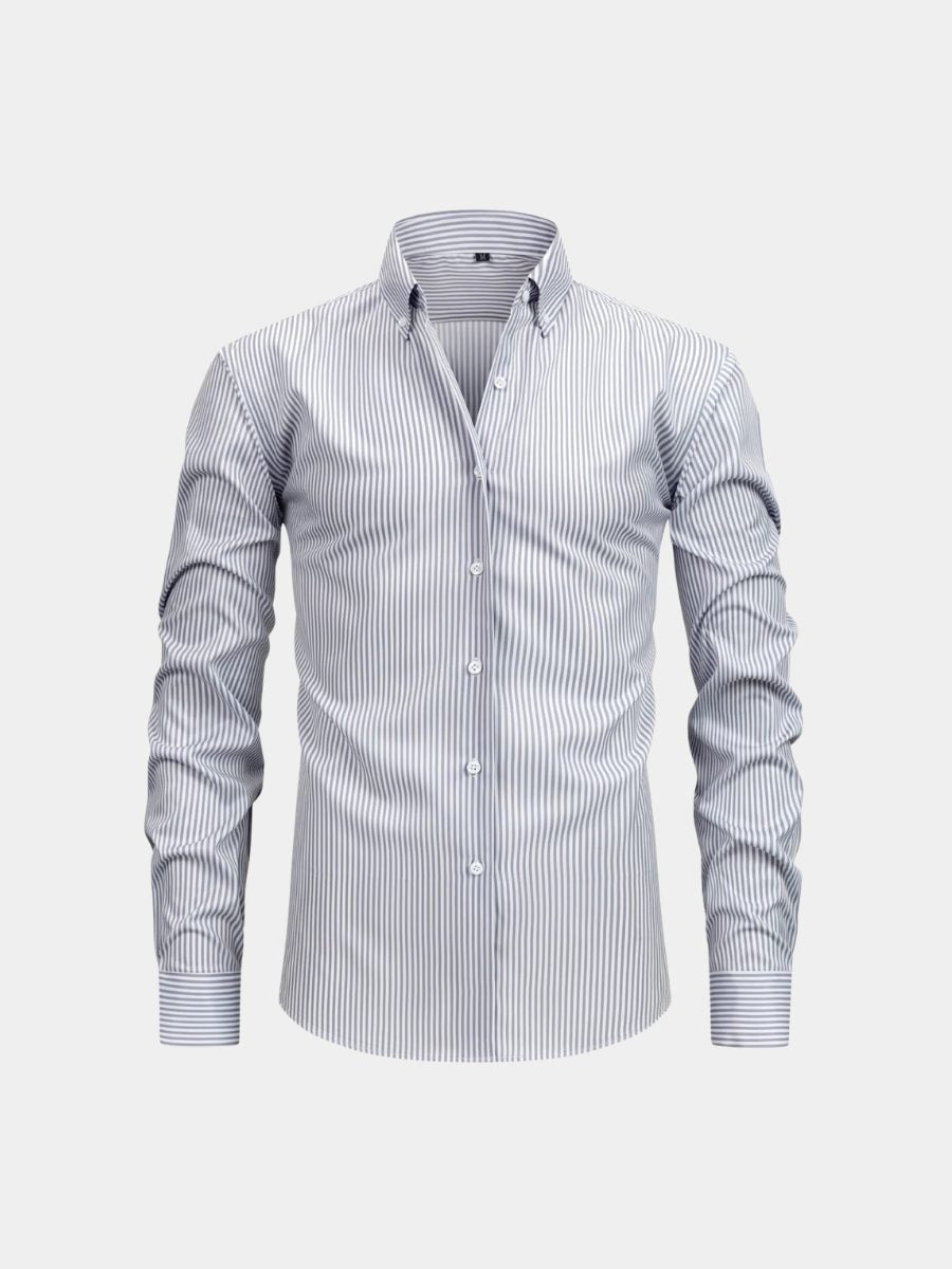 Camicia da Uomo a Righe Ufficio Curata