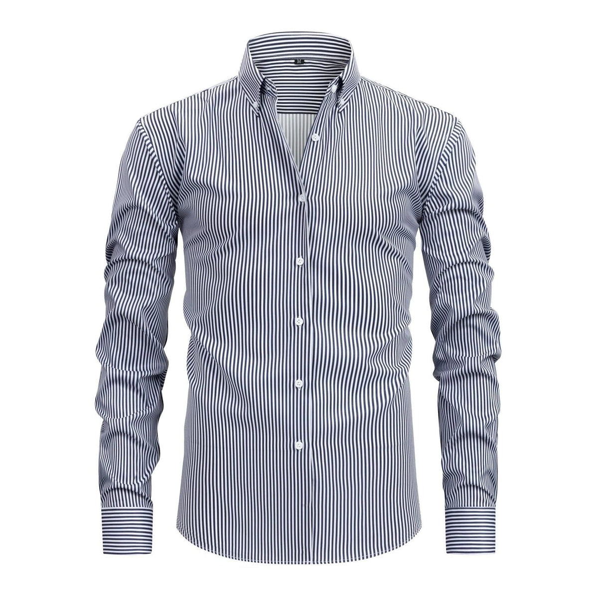Camicia da Uomo a Righe Ufficio Curata — foto 5