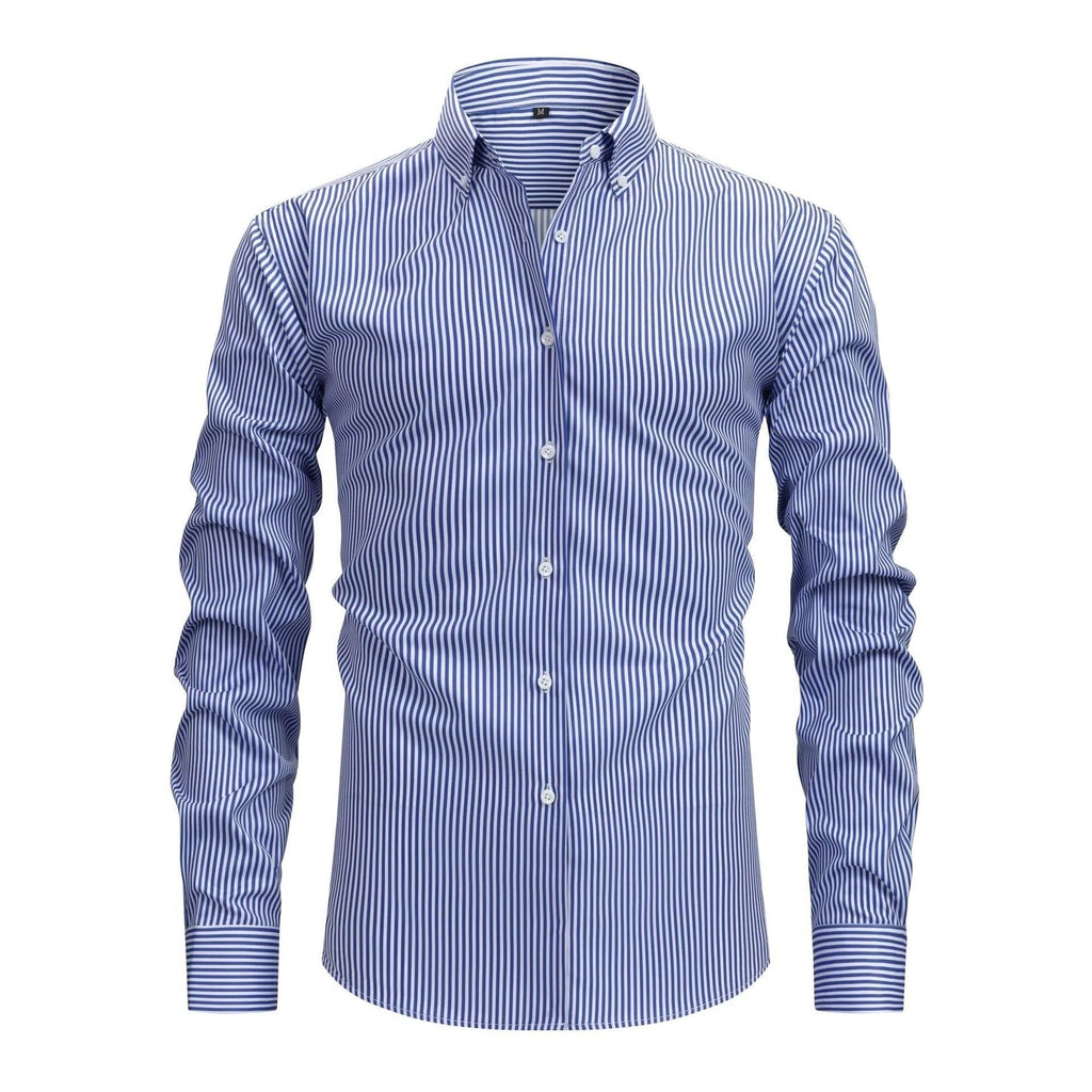 Camicia da Uomo a Righe Ufficio Curata — foto 6