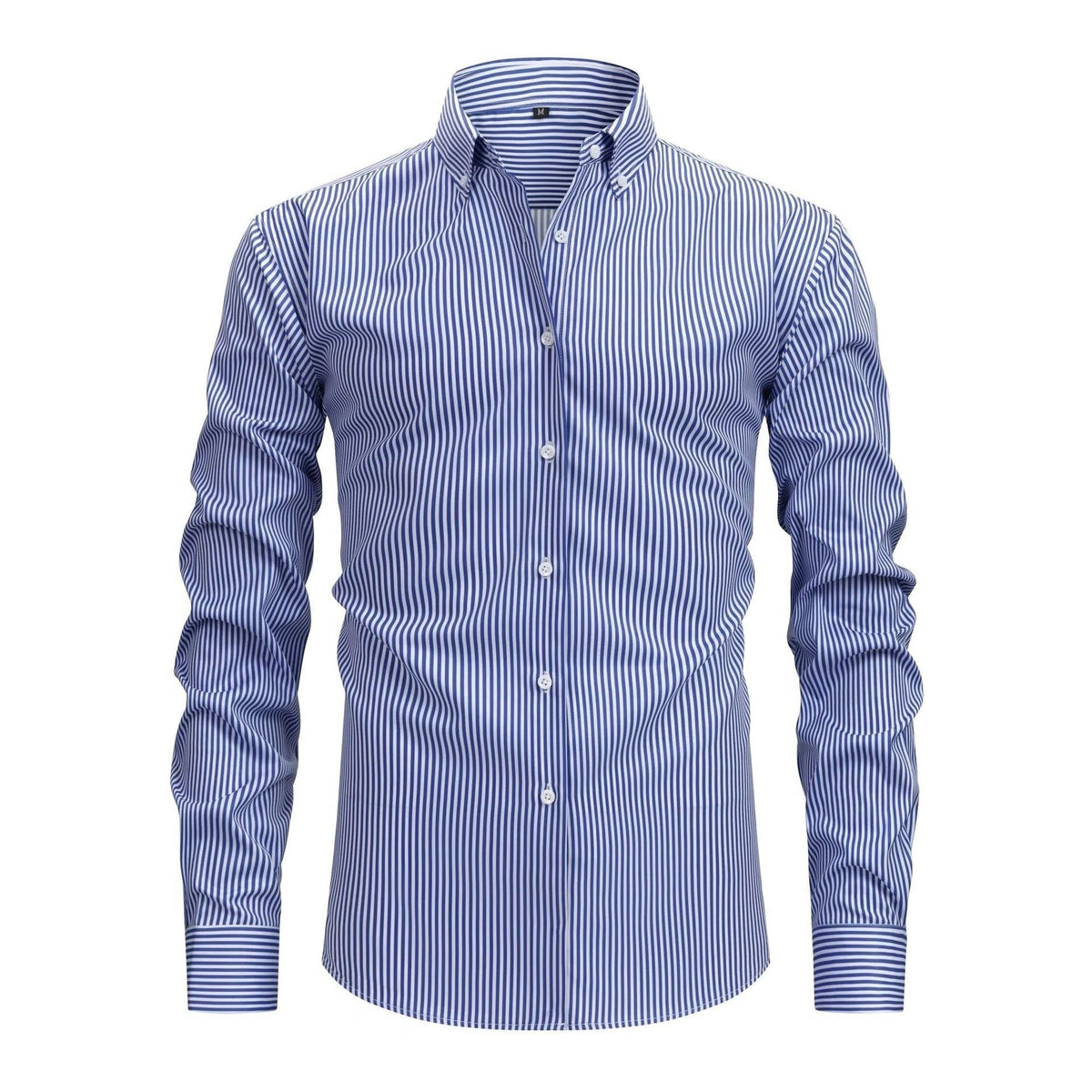Camicia da Uomo a Righe Ufficio Curata — foto 6