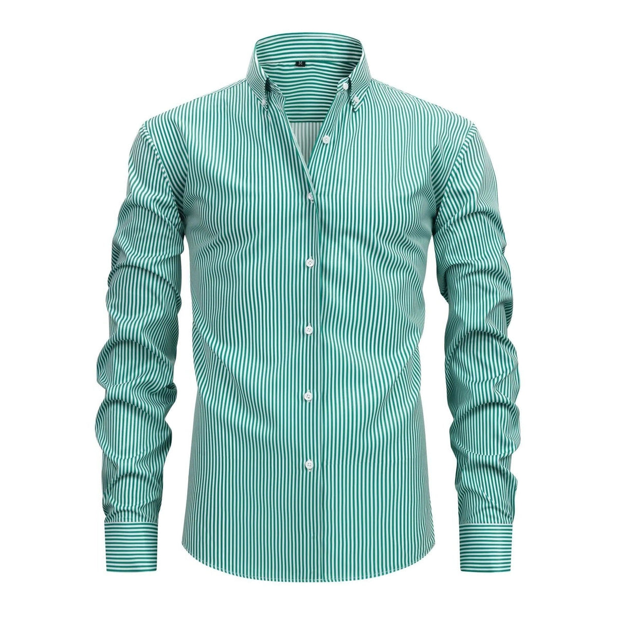 Camicia da Uomo a Righe Ufficio Curata — foto 7