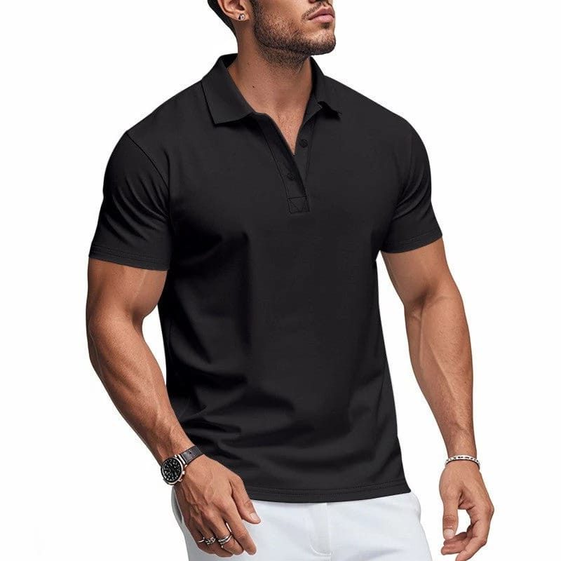 Polo Elasticizzata da Uomo Comoda e Versatile — foto 3