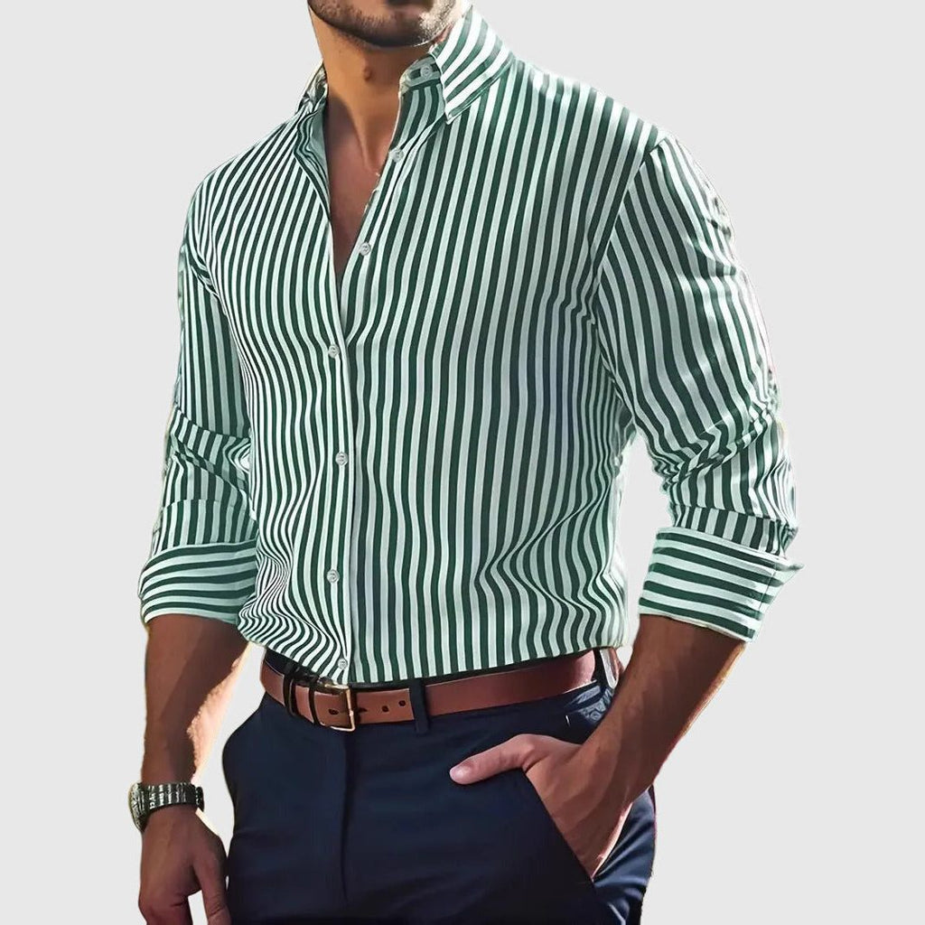 Camicia a Righe da Uomo Dal Lavoro al Weekend