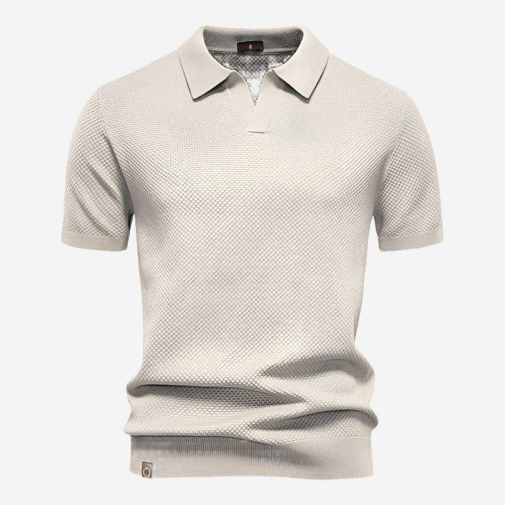 Polo a Maglia da Uomo Effetto Testurizzato — foto 11