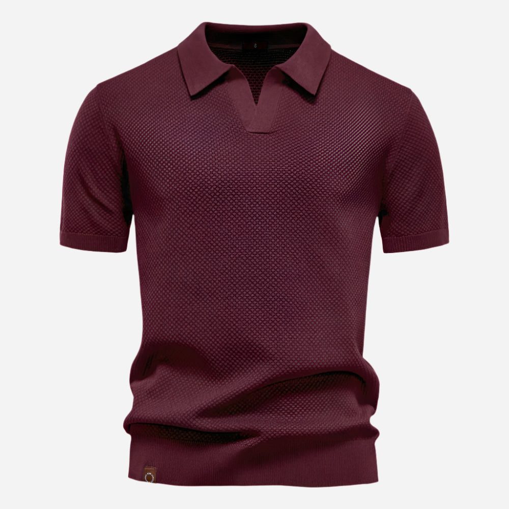 Polo a Maglia da Uomo Effetto Testurizzato — foto 9