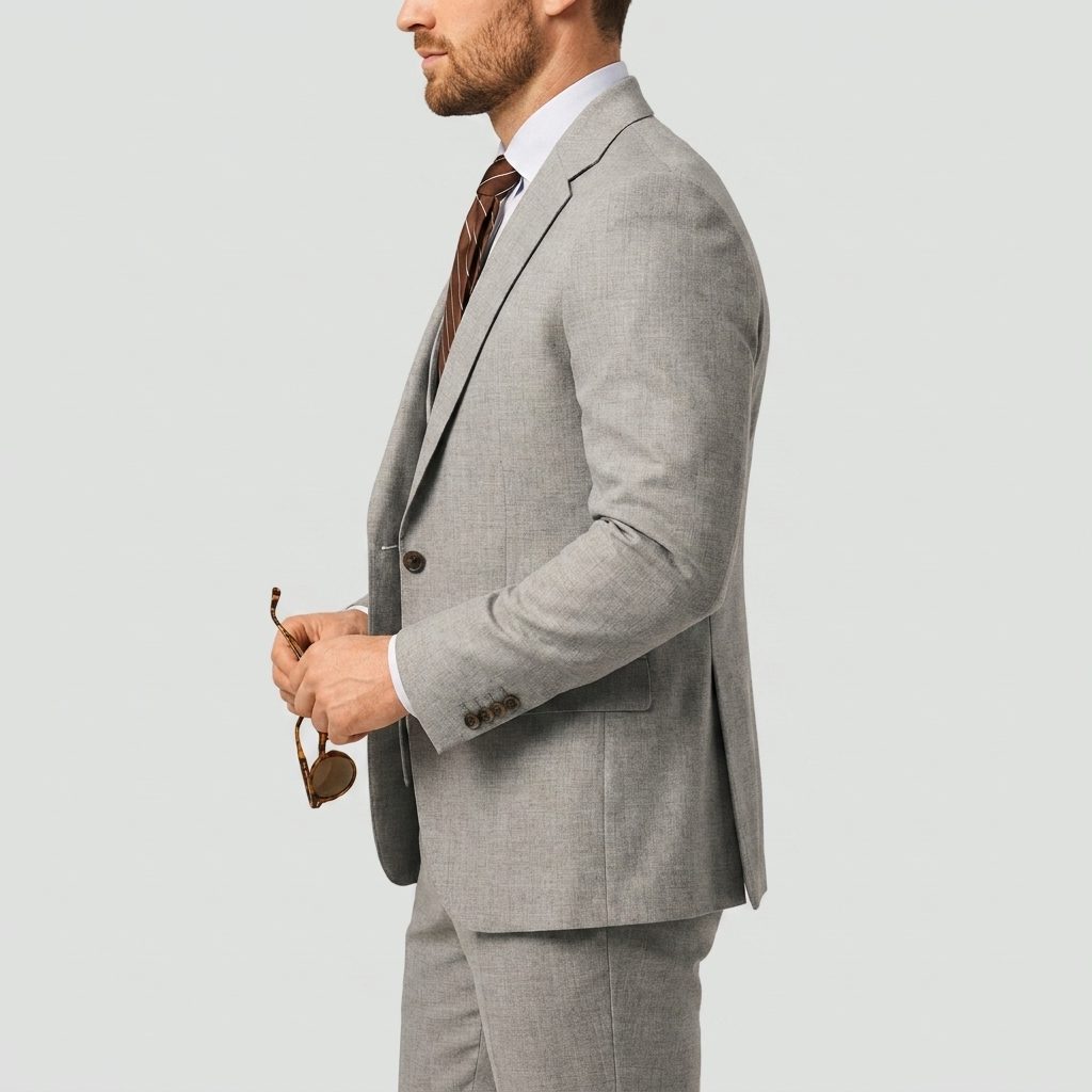 Completo Blazer Doppiopetto da Uomo in Tre Pezzi — foto 16