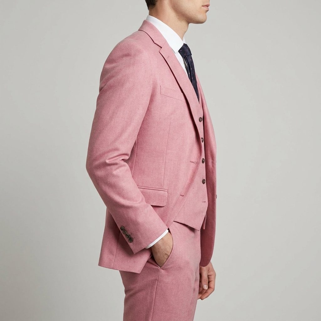 Completo Blazer Doppiopetto da Uomo in Tre Pezzi — foto 22