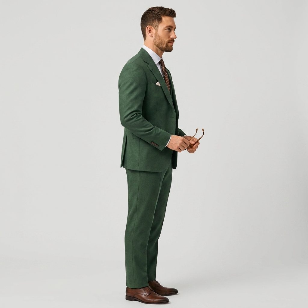Completo Blazer Doppiopetto da Uomo in Tre Pezzi — foto 24