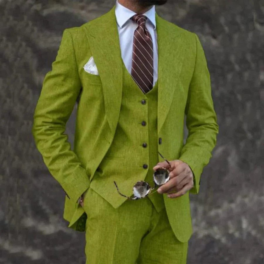 Completo Blazer Doppiopetto da Uomo in Tre Pezzi — foto 6
