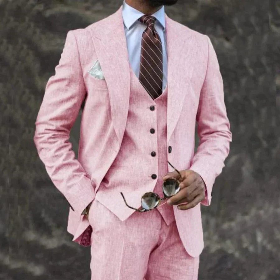 Completo Blazer Doppiopetto da Uomo in Tre Pezzi — foto 7