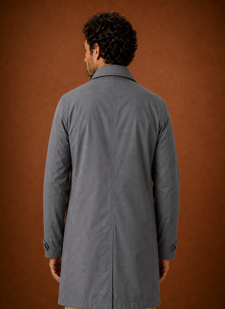 Trench da Uomo Leggero Idrorepellente Classico — foto 12