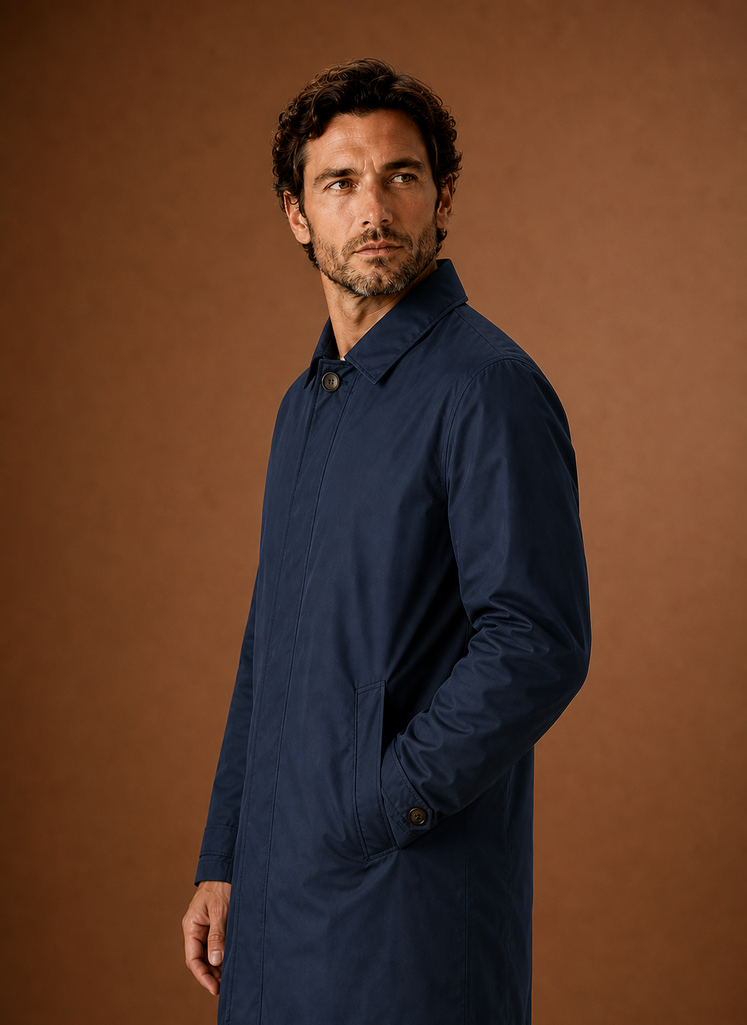 Trench da Uomo Leggero Idrorepellente Classico — foto 3