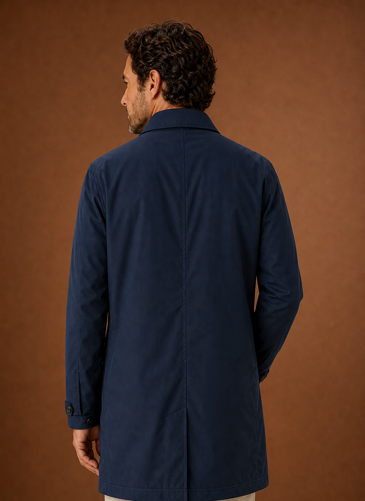 Trench da Uomo Leggero Idrorepellente Classico — foto 4