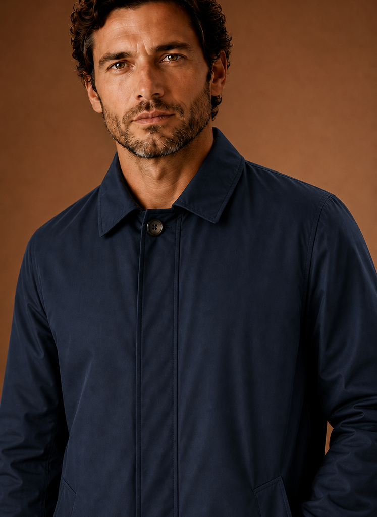 Trench da Uomo Leggero Idrorepellente Classico — foto 5
