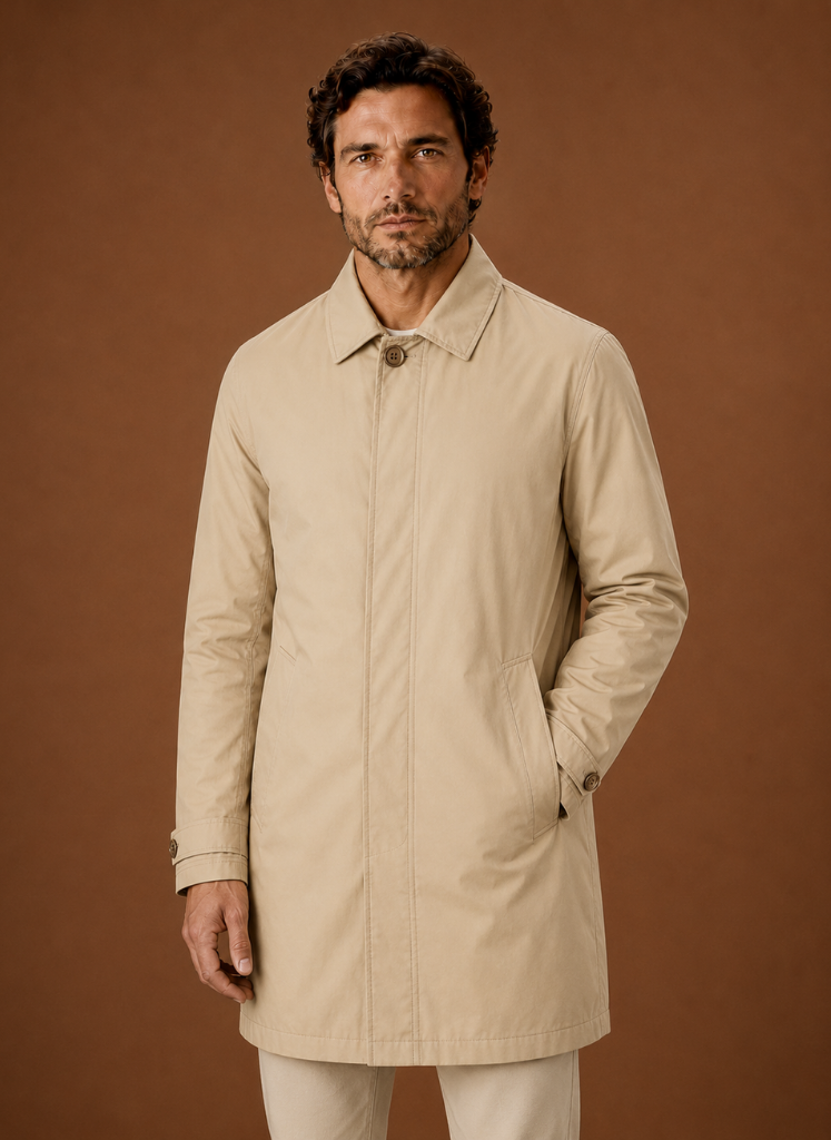 Trench da Uomo Leggero Idrorepellente Classico — foto 6