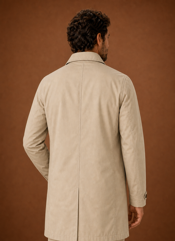 Trench da Uomo Leggero Idrorepellente Classico — foto 7