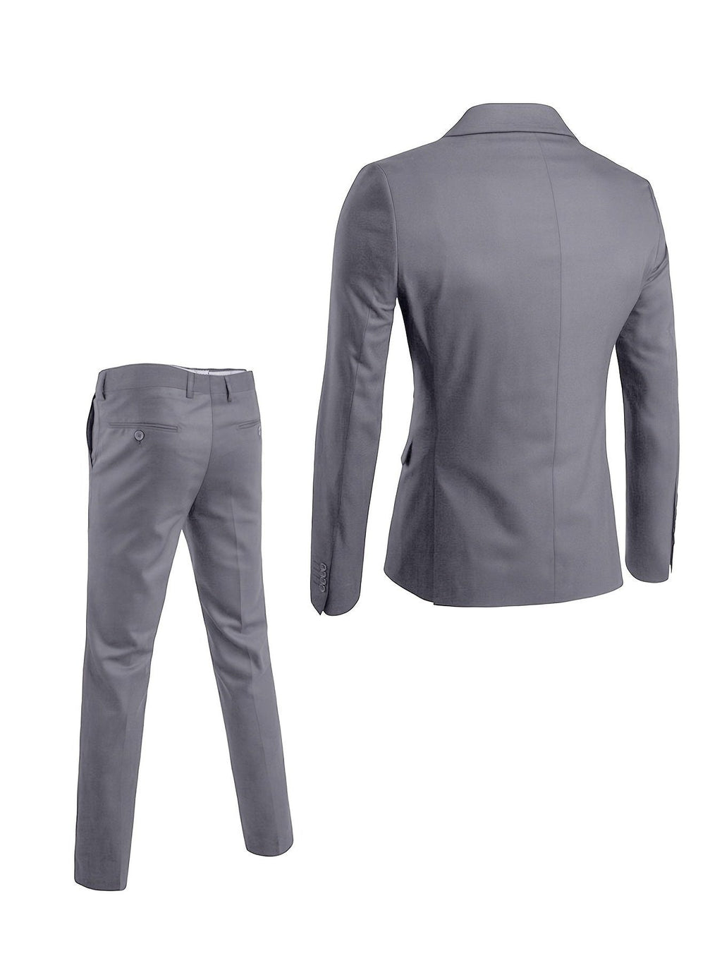 Completo Due Bottoni da Uomo con Camicia e Cravatta — foto 5
