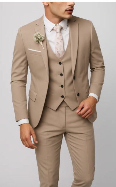 Completo Blazer Monopetto da Uomo in Due Pezzi — foto 12