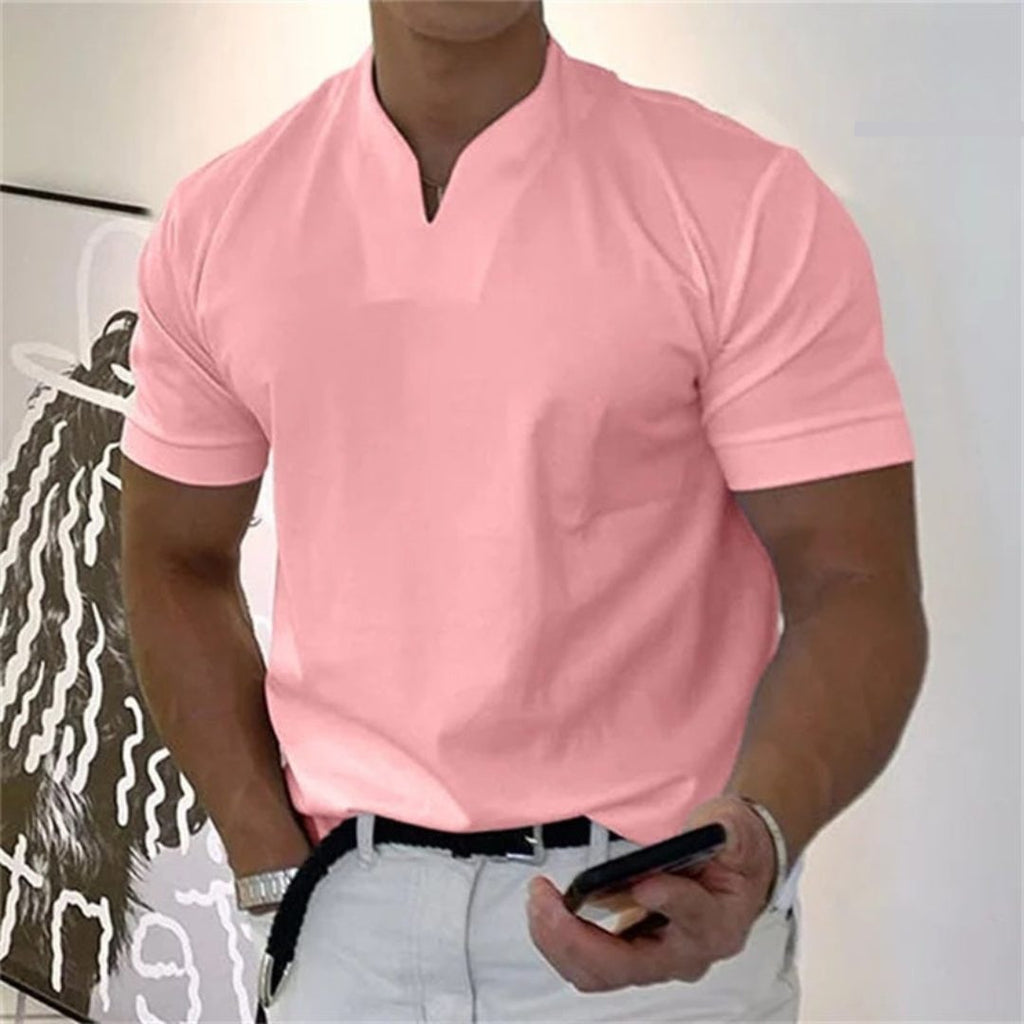 T-Shirt Slim da Uomo Scollo a V — foto 7