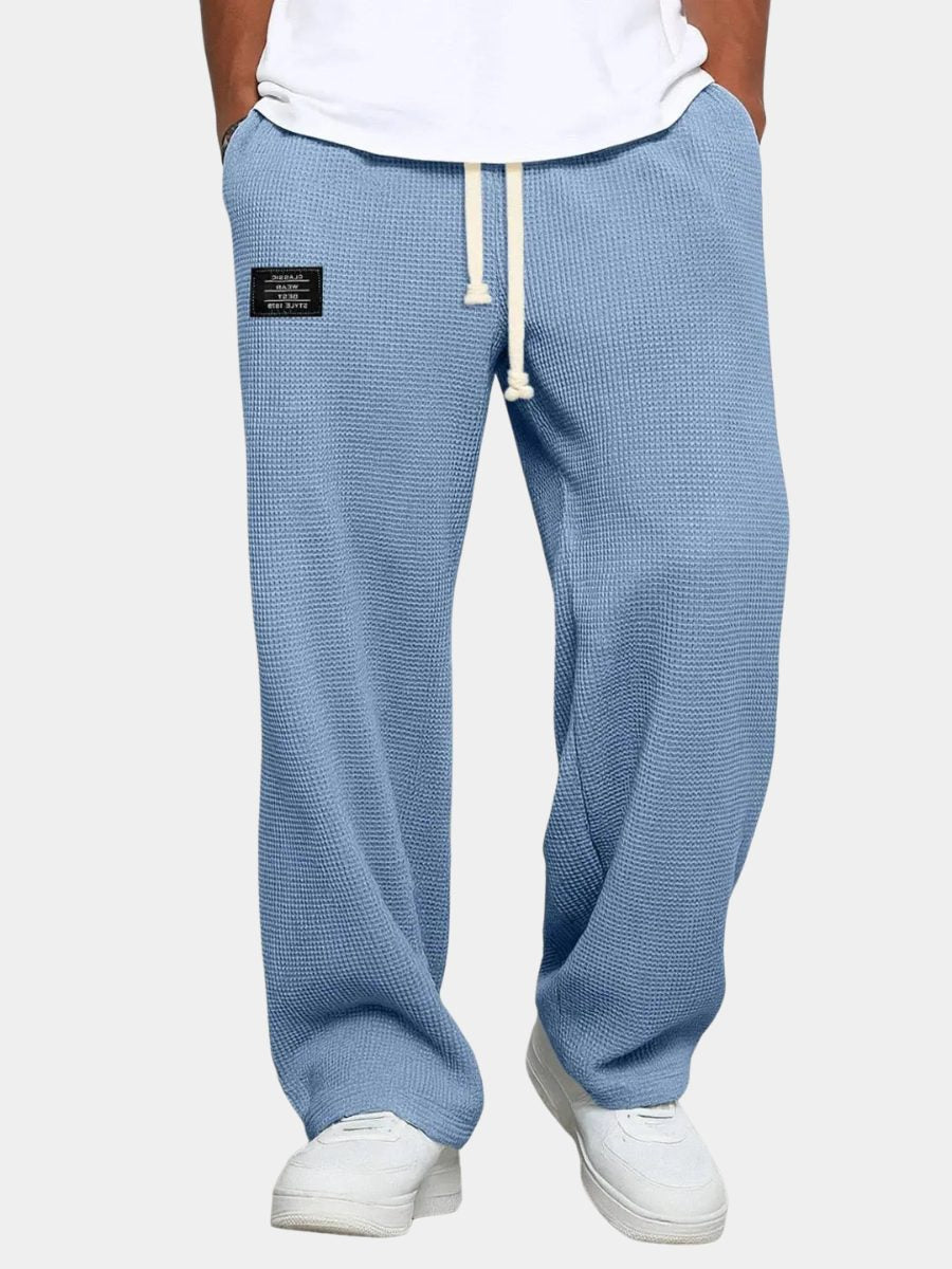 Pantaloni Gamba Larga da Uomo con Coulisse