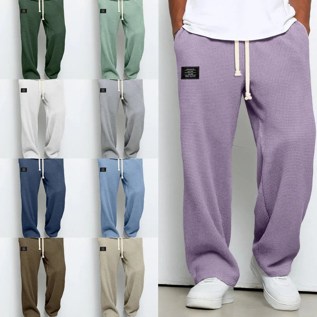 Pantaloni Gamba Larga da Uomo con Coulisse — foto 12