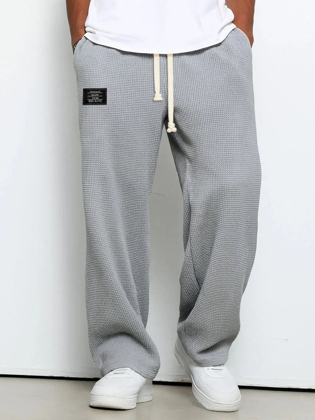 Pantaloni Gamba Larga da Uomo con Coulisse — foto 4