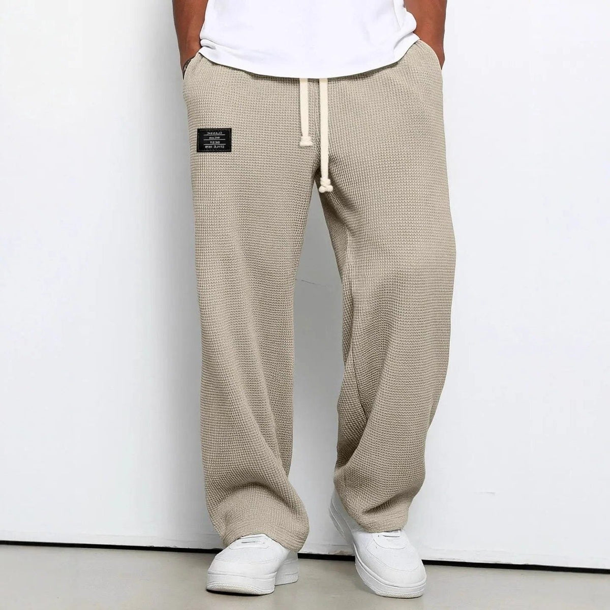 Pantaloni Gamba Larga da Uomo con Coulisse — foto 5